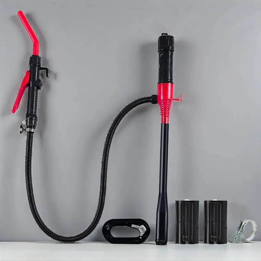 Portable Power Battery Pump, Cordless Water & Fuel Transfer Pump, Battery-Powered Fuel Pump with 4Ft Oil Outlet Pipe (Battery Not Included), Suitable for Lawn Mowers, Boats, Cars and Motorcycles, Swivel Joint Gas Pump, Hand Fuel Pump #GLOBAL PICKS