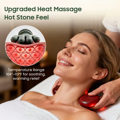 Bionic Finger Neck Shoulder Massager Wireless Neck Cervical Trapezius Kneading Massage Shawl Brushless Motor Neck Massager
