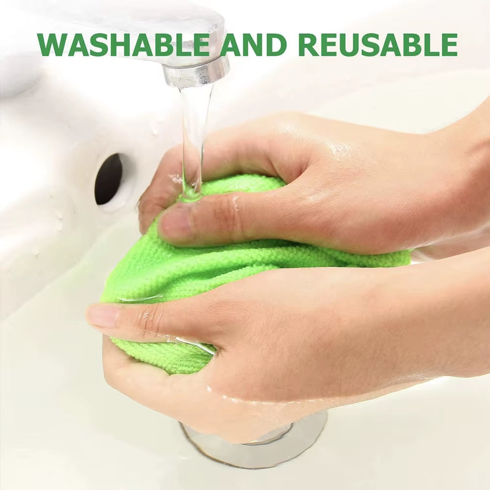 Telescopic Windshield Cleaning Brush Set Microfiber Glass Cleaner Scraping Mist Eliminator