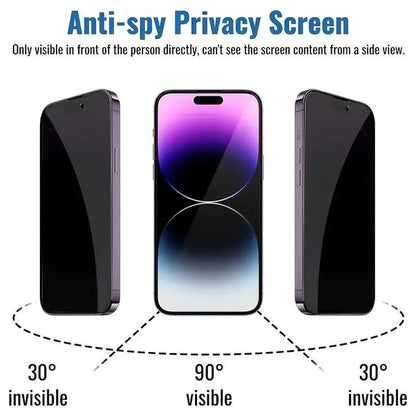 Anti-Spy Privacy Phone Screen Protector, Tempered Screen Film Compatible with Iphone 17 16 15 14 13 12 11 Pro Max plus Air, Mobile Phone Accessories