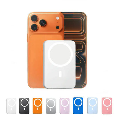 [Weeklydeals]5000Mah Magnetic Power Bank Magsafe Wireless Fast Charger for Iphone 12–17 Pro/Pro Max, Compact Portable Battery Pack