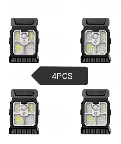 New Upgraded Intelligent Sensing Solar Clip Lamp Outdoor Courtyard Lamp Garden Lighting Solar Wall Lamp