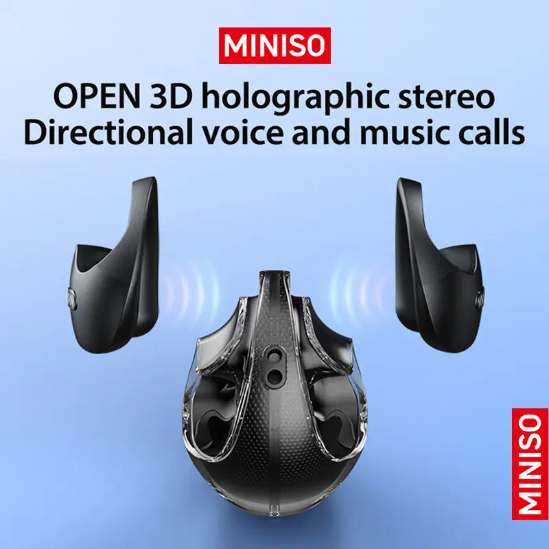 Miniso X15Pro Wireless Headphones Bluetooth 5.4 Sport Earphone HIFI Sound Quality